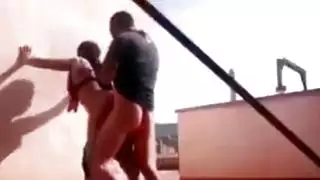 فتاة مغربية محجبة تمارس الجنس بقوة مع عشيقها